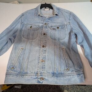 Vintage 90s Lee Denim Jean Jacket Large Reg